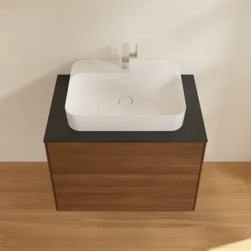 Villeroy & Boch Finion Тумба под раковину, 2 выдвижных ящика, 800 x 603 x 501 mm, Walnut Veneer F34200GN