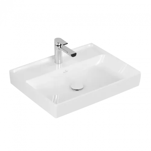 Villeroy & Boch Collaro Pаковина, 600 x 470 x 160 mm, Альпийский белый CeramicPlus, без перелива 4A3361R1