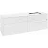 Villeroy & Boch Collaro Тумба под раковину, с подсветкой, 4 выдвижных ящика, 1600 x 548 x 500 mm, Glossy White / Glossy White C122B0DH