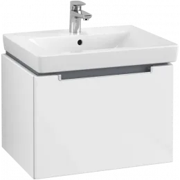 Villeroy & Boch Subway 2.0 Тумба под раковину, 1 выдвижной ящик, 587 x 420 x 454 mm, Glossy White A68700DH