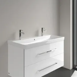 Villeroy & Boch Avento Pаковина для установки на тумбу, 1000 x 470 x 165 mm, Альпийский белый CeramicPlus, с переливом 4156A4R1