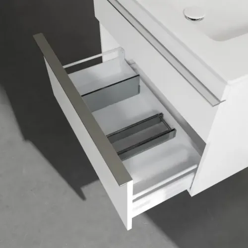 Villeroy & Boch Venticello Тумба под раковину, 2 выдвижных ящика, 753 x 590 x 502 mm, Glossy White / Glossy White A92501DH