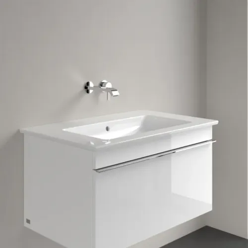 Villeroy & Boch Venticello Pаковина для установки на тумбу, 800 x 500 x 165 mm, Альпийский белый CeramicPlus, с переливом 41048JR1