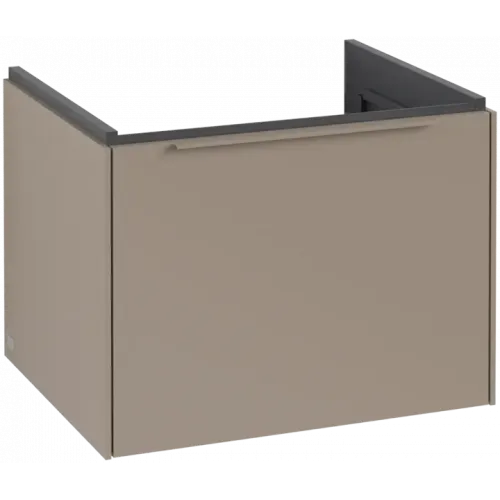 Villeroy & Boch Subway 3.0 Тумба под раковину, 1 выдвижной ящик, 572 x 429 x 478 mm, Taupe C57702VM