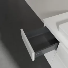 Villeroy & Boch Legato Тумба под раковину, 5 выдвижных ящиков, 1200 x 550 x 500 mm, Glossy White / Glossy White B69700DH