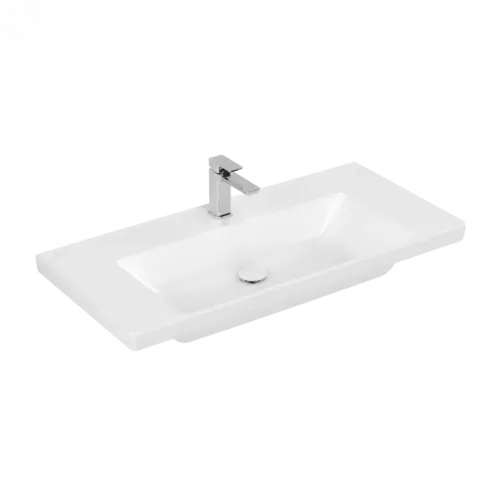 Villeroy & Boch Subway 3.0 Pаковина для установки на тумбу, 1000 x 470 x 165 mm, Альпийский белый, без перелива 4A70A201