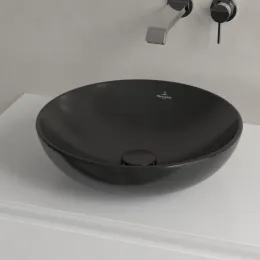 Villeroy & Boch Loop & Friends Раковина для установки на столешницу, 420 x 420 x 120 mm, Ebony CeramicPlus, без перелива 4A4601S5