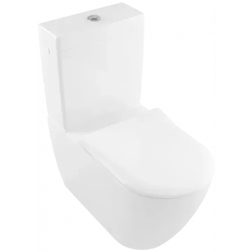Villeroy & Boch Subway 2.0 Унитаз-компакт с открытым смывным краем, напольный, Альпийский белый 5617R001