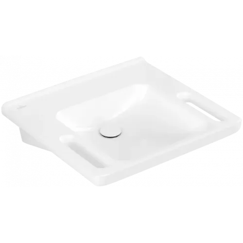 Villeroy & Boch ViCare Pаковина ViCare, 600 x 550 x 180 mm, Альпийский белый, без перелива 4A686301