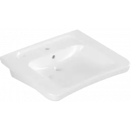 Villeroy & Boch ViCare Pаковина ViCare, 650 x 550 x 190 mm, Альпийский белый, с переливом 51786701
