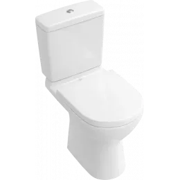 Villeroy & Boch O.novo Унитаз-компакт с открытым смывным краем, напольный, Альпийский белый 5661R001