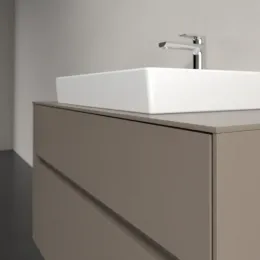 Villeroy & Boch Collaro Тумба под раковину, 2 выдвижных ящика, 1000 x 548 x 500 mm, Truffle Grey / Truffle Grey C01900VG