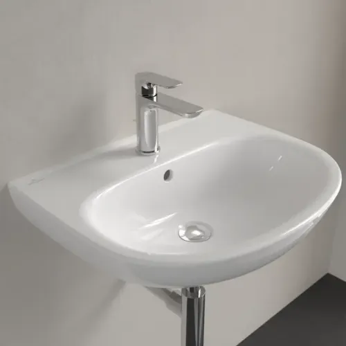 Villeroy & Boch O.novo Pаковина, 550 x 440 x 180 mm, Альпийский белый, с переливом 4A405501