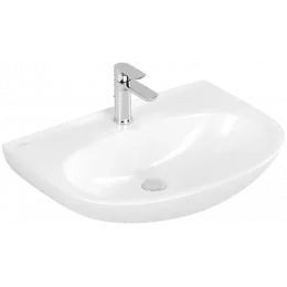 Villeroy & Boch O.novo Pаковина, 650 x 480 x 180 mm, Альпийский белый, без перелива 4A406601