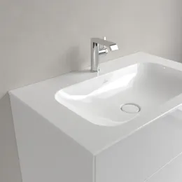 Villeroy & Boch Finion Pаковина для установки на тумбу, 800 x 500 x 160 mm, Альпийский белый CeramicPlus, со скрытым переливом, нешлифованный 416484R1