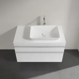 Villeroy & Boch Venticello Тумба под раковину, 2 выдвижных ящика, 957 x 606 x 502 mm, Glossy White / Glossy White A94301DH