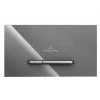 Villeroy & Boch ViConnect Системы ИНСТАЛЛЯЦИИ Kлавиша смыва viconnect 300G, Смыв с 2 объемами, Glass Glossy Grey 922160RA