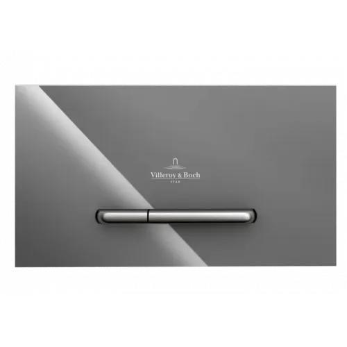 Villeroy & Boch ViConnect Системы ИНСТАЛЛЯЦИИ Kлавиша смыва viconnect 300G, Смыв с 2 объемами, Glass Glossy Grey 922160RA
