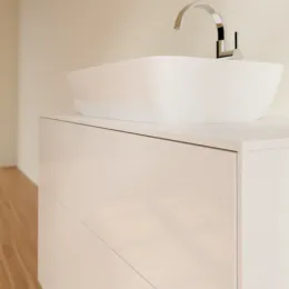 Villeroy & Boch Finion Тумба под раковину, с подсветкой, 2 выдвижных ящика, 1000 x 603 x 501 mm, Glossy White Lacquer G76100GF