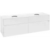 Villeroy & Boch Collaro Тумба под раковину, 4 выдвижных ящика, 1600 x 548 x 500 mm, Glossy White / Glossy White C05200DH