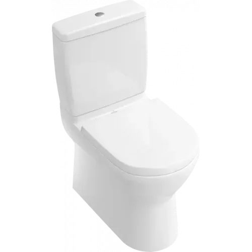 Villeroy & Boch O.novo Чаша унитаза-компакт с вертикальным смывом, напольный, Альпийский белый 56581001