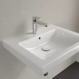 Villeroy & Boch Subway 2.0 Pаковина, 600 x 470 x 155 mm, Альпийский белый, с переливом, шлифованный 71136G01