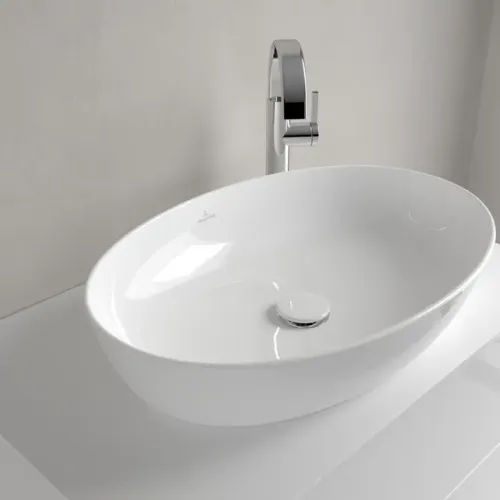 Villeroy & Boch Artis Раковина для установки на столешницу, 610 x 410 x 130 mm, Альпийский белый, без перелива 41986101