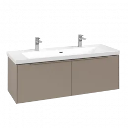 Villeroy & Boch Subway 3.0 Тумба под раковину, 2 выдвижных ящика, 1272 x 429 x 478 mm, Taupe C60102VM