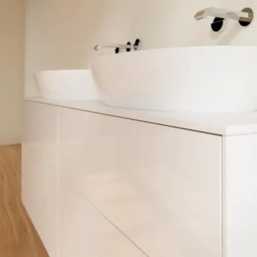 Villeroy & Boch Finion Тумба под раковину, с подсветкой, 4 выдвижных ящика, 1600 x 603 x 501 mm, Glossy White Lacquer GA8100GF