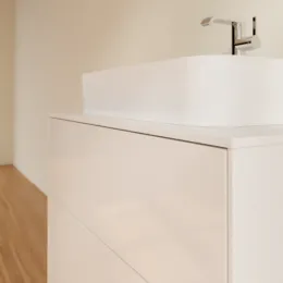 Villeroy & Boch Finion Тумба под раковину, с подсветкой, 2 выдвижных ящика, 800 x 603 x 501 mm, Glossy White Lacquer G34100GF