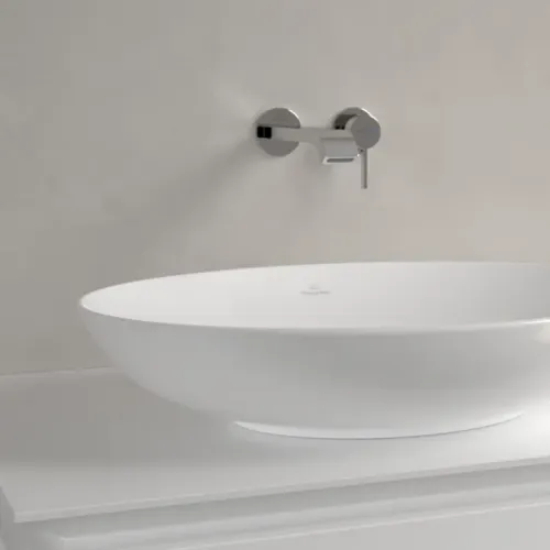 Villeroy & Boch Loop & Friends Раковина для установки на столешницу, 620 x 420 x 120 mm, Альпийский белый, с переливом 4A480001