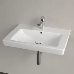 Villeroy & Boch Subway 2.0 Pаковина, 650 x 470 x 180 mm, Альпийский белый, с переливом, шлифованный 7113KG01