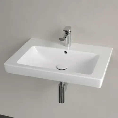 Villeroy & Boch Subway 2.0 Pаковина, 650 x 470 x 180 mm, Альпийский белый, с переливом, шлифованный 7113KG01