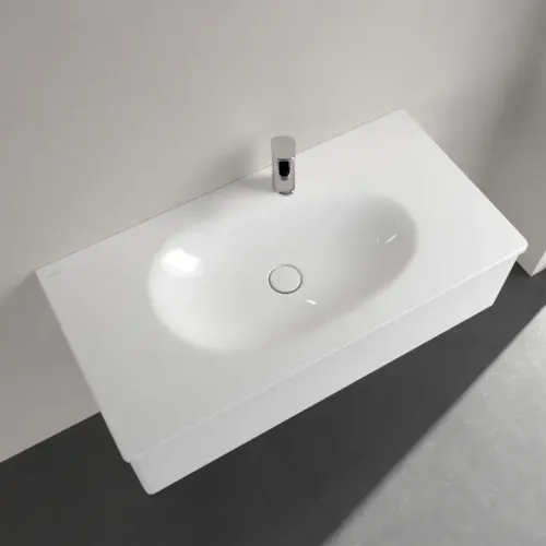 Villeroy & Boch Antao Pаковина для установки на тумбу, 1000 x 500 x 150 mm, Альпийский белый CeramicPlus, без перелива 4A76A2R1