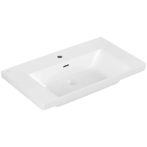 Villeroy & Boch Subway 3.0 Pаковина для установки на тумбу, 800 x 470 x 165 mm, Альпийский белый, с переливом 4A708001