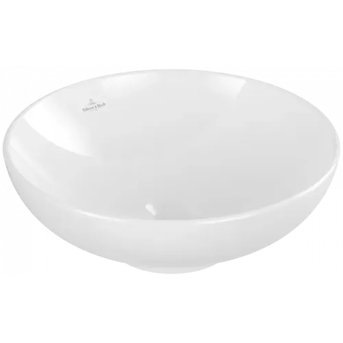 Villeroy & Boch Loop & Friends Раковина для установки на столешницу, 420 x 420 x 120 mm, Альпийский белый, без перелива 4A460101