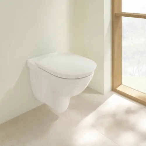Villeroy & Boch ViCare Унитаз с открытым смывным краем ViCare, настенный, Альпийский белый 4695R001