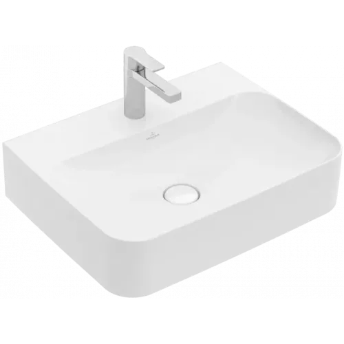 Villeroy & Boch Finion Pаковина, 600 x 470 x 164 mm, Альпийский белый CeramicPlus, без перелива 416861R1