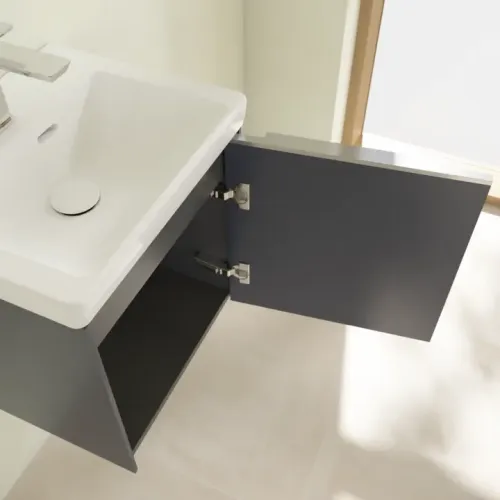 Villeroy & Boch Subway 3.0 Тумба под раковину, 1 дверь, 423 x 429 x 378 mm, Marine Blue C58200VQ