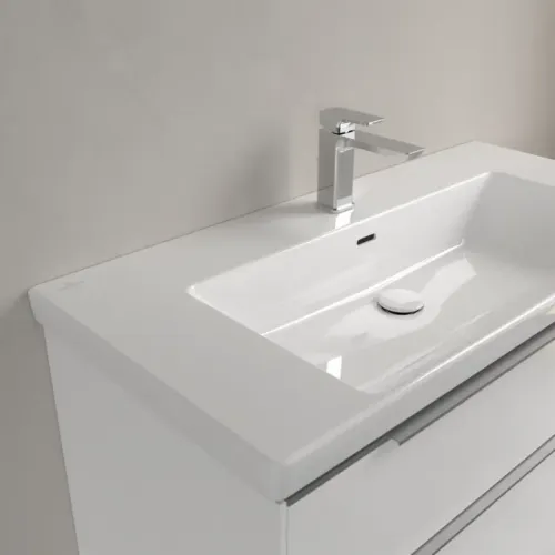 Villeroy & Boch Subway 3.0 Pаковина для установки на тумбу, 1000 x 470 x 165 mm, Альпийский белый CeramicPlus, с переливом 4A70A5R1