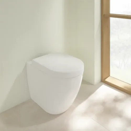 Villeroy & Boch Subway 2.0 Унитаз с открытым смывным краем, напольный, Альпийский белый CeramicPlus 5602R0R1