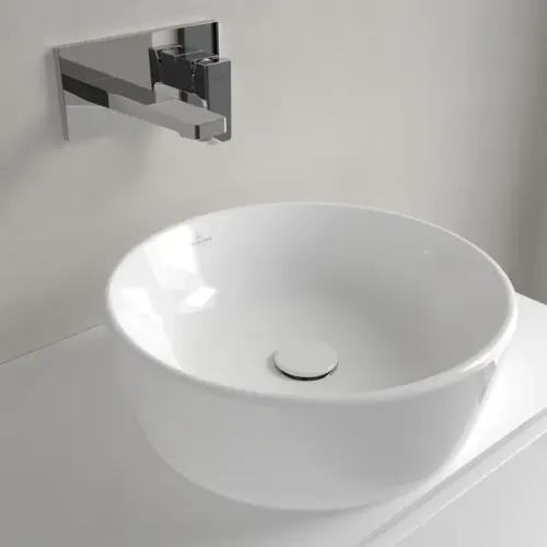 Villeroy & Boch Architectura Раковина для установки на столешницу, 450 x 450 x 155 mm, Альпийский белый, с переливом 5A254501
