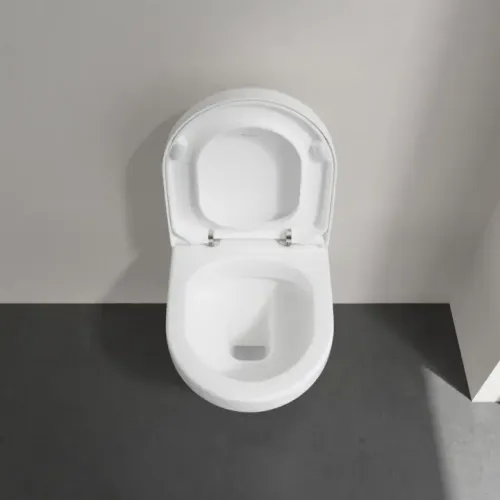 Villeroy & Boch Architectura Унитаз с открытым смывным краем Compact, настенный, Альпийский белый 4687R001