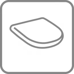 Villeroy & Boch ViCare СИДЕНЬЕ БЕЗ КРЫШКИ, Альпийский белый 9M716101