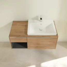 Villeroy & Boch Subway 3.0 Тумба под раковину, 2 выдвижных ящика, 1001 x 423 x 516 mm, Oak Kansas / Oak Kansas C57100RH