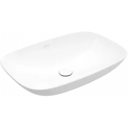 Villeroy & Boch Loop & Friends Раковина для установки на столешницу, 560 x 380 x 120 mm, Альпийский белый, без перелива 4A490101