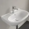 Villeroy & Boch O.novo Раковина компактная, 550 x 370 x 195 mm, Альпийский белый, с переливом 51665501