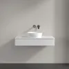 Villeroy & Boch Antao Тумба под раковину, с подсветкой, 1 выдвижной ящик, 1000 x 190 x 500 mm, лицевая поверхность без текстурированной отделки, Glossy White Lacquer / Glossy White Lacquer L09010GF