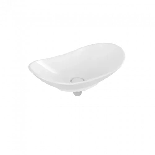 Villeroy & Boch My Nature Раковина для установки на столешницу, 610 x 360 x 150 mm, Альпийский белый CeramicPlus, без перелива 411060R1