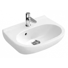 Villeroy & Boch O.novo Раковина компактная, 450 x 350 x 170 mm, Альпийский белый, без перелива 53604601